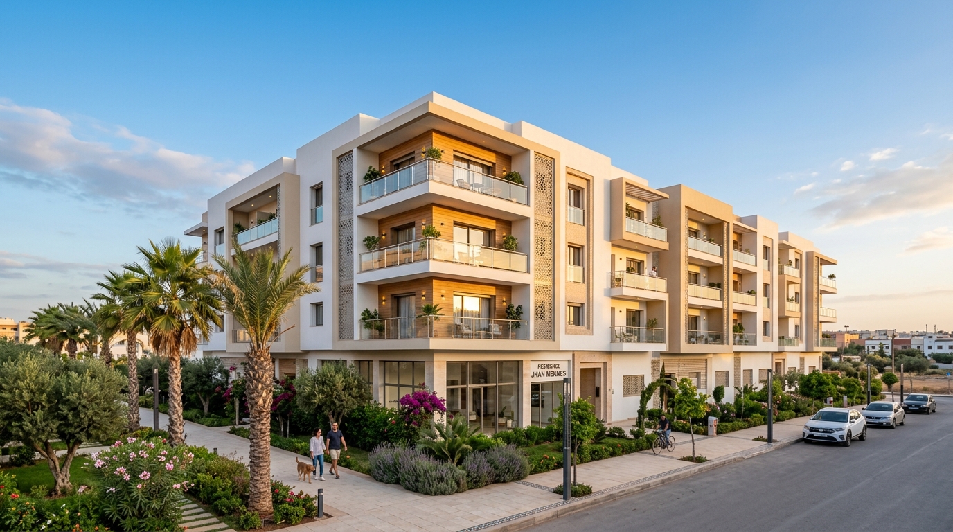 Résidence moderne à Meknès - GCP Syndic